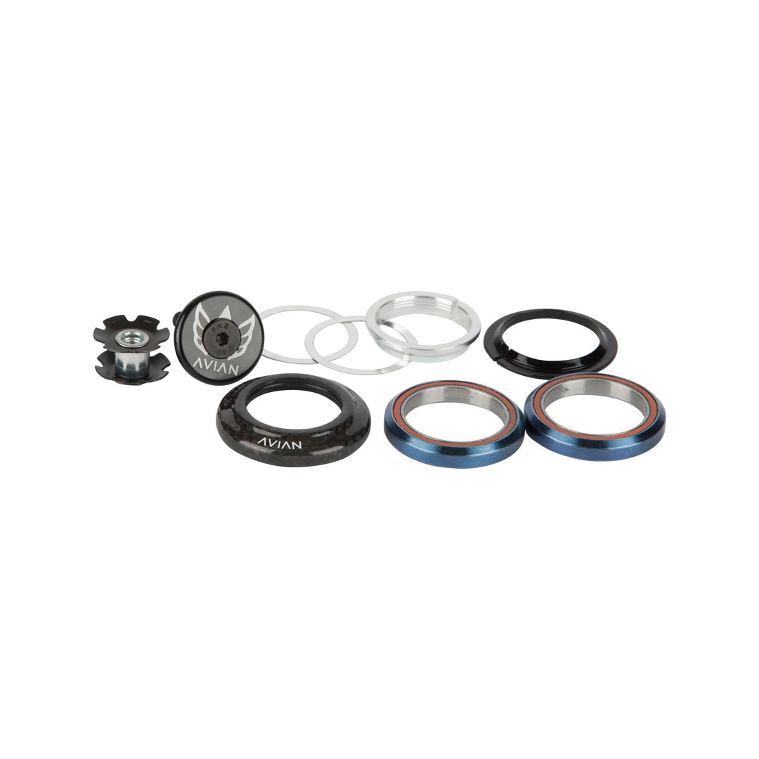 Avian Carbon Integrated Step - Down BMX Headset - 1 1/8" - 1" - Trackstars BMX