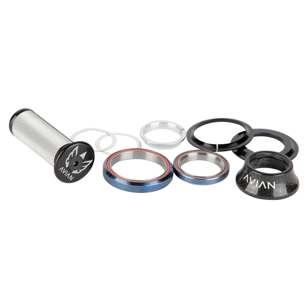 Avian Carbon Integrated Tapered BMX Headset - 1 - 1/8" to 1.5" - Trackstars BMX