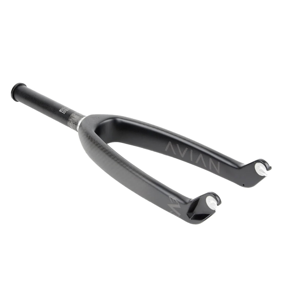 Avian Versus Pro Carbon BMX Fork - 20"x1 1/8" - Matte Black - Trackstars BMX