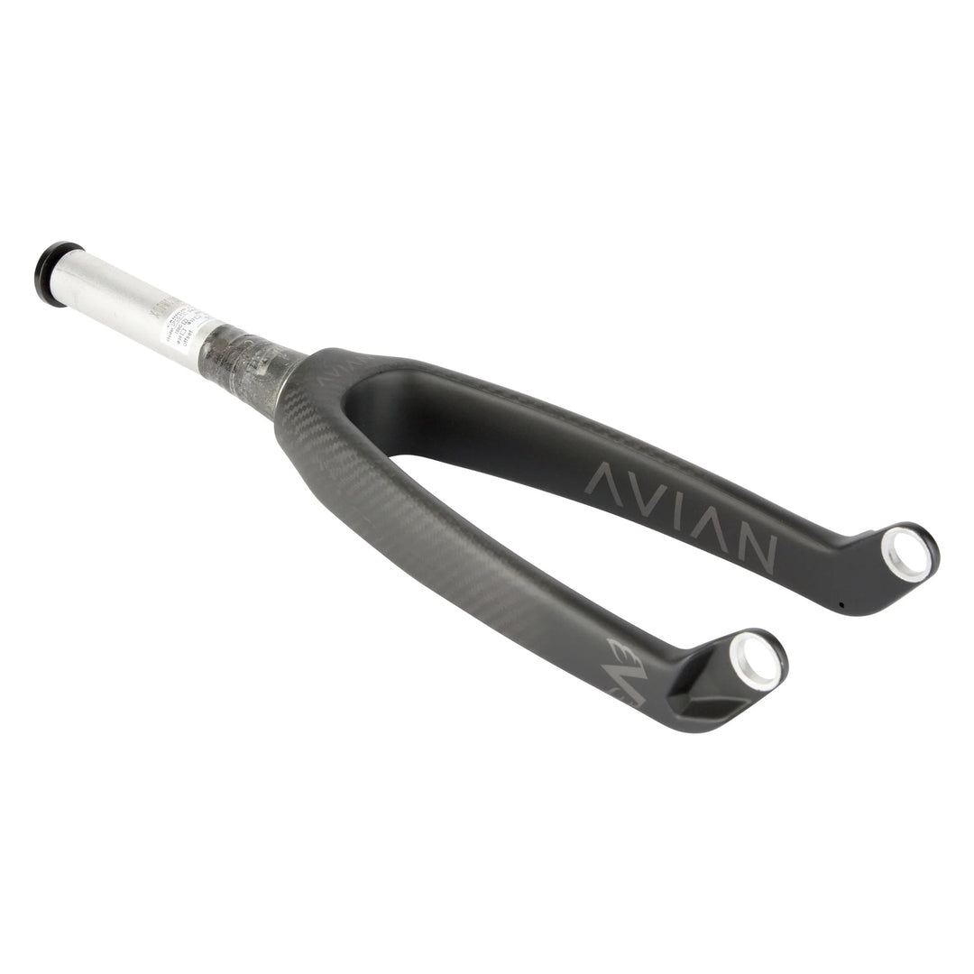 Avian Versus Tapered Carbon BMX Fork - 20"x1 1/8 - 1.5" - Matte Black - Trackstars BMX