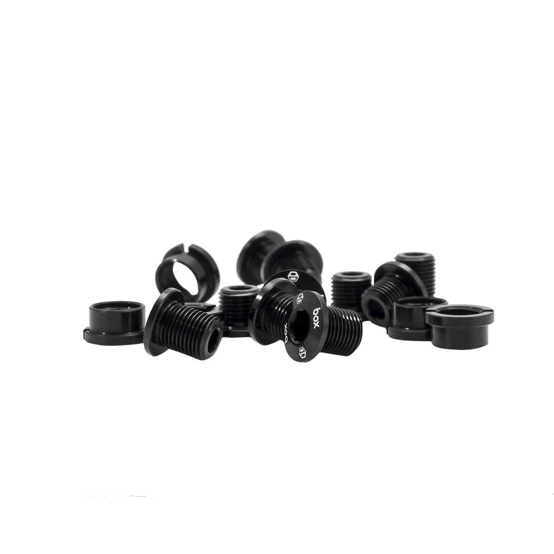 Box One 7075 Alloy Chainring Bolts Black - Trackstars BMX