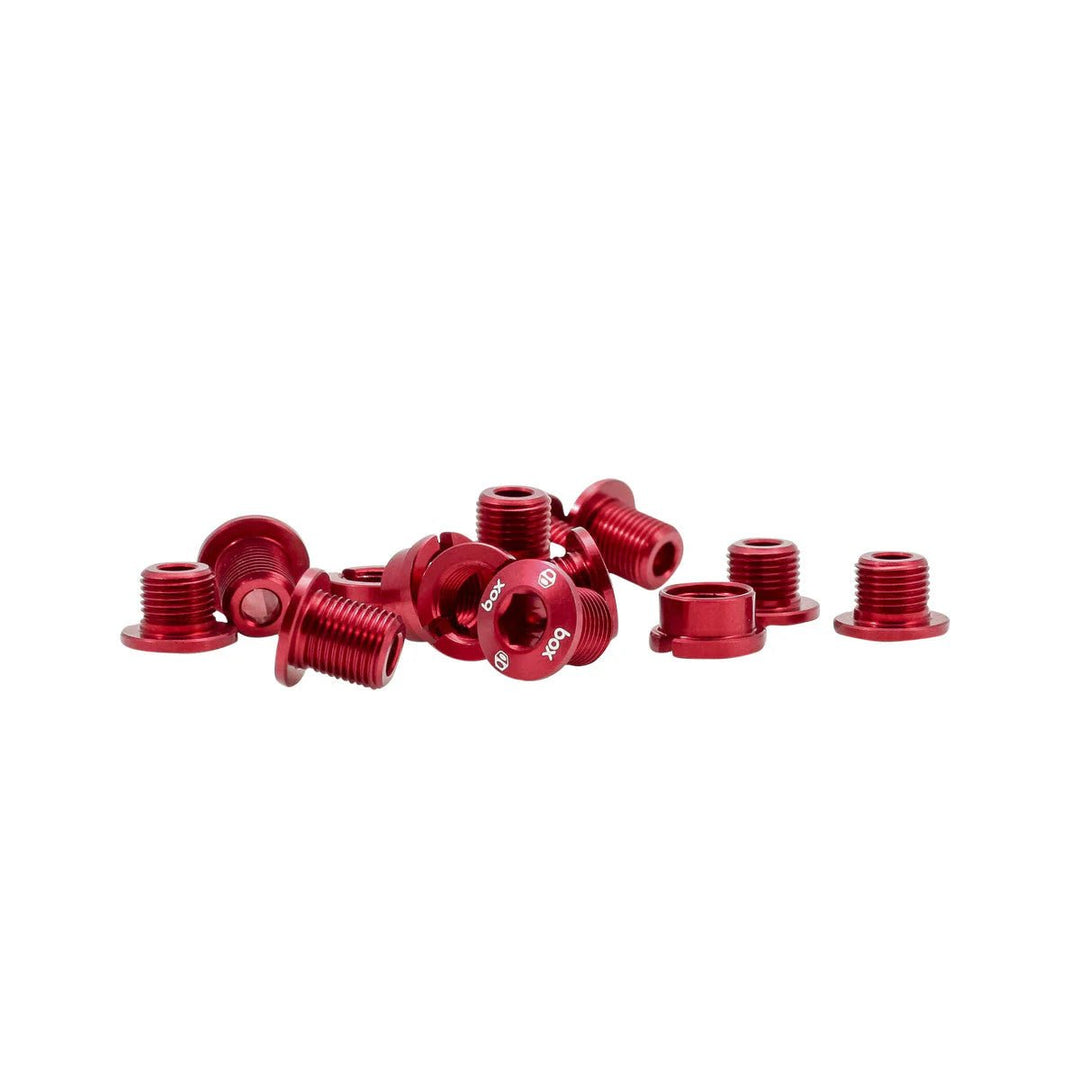 Box One 7075 Alloy Chainring Bolts Red - Trackstars BMX