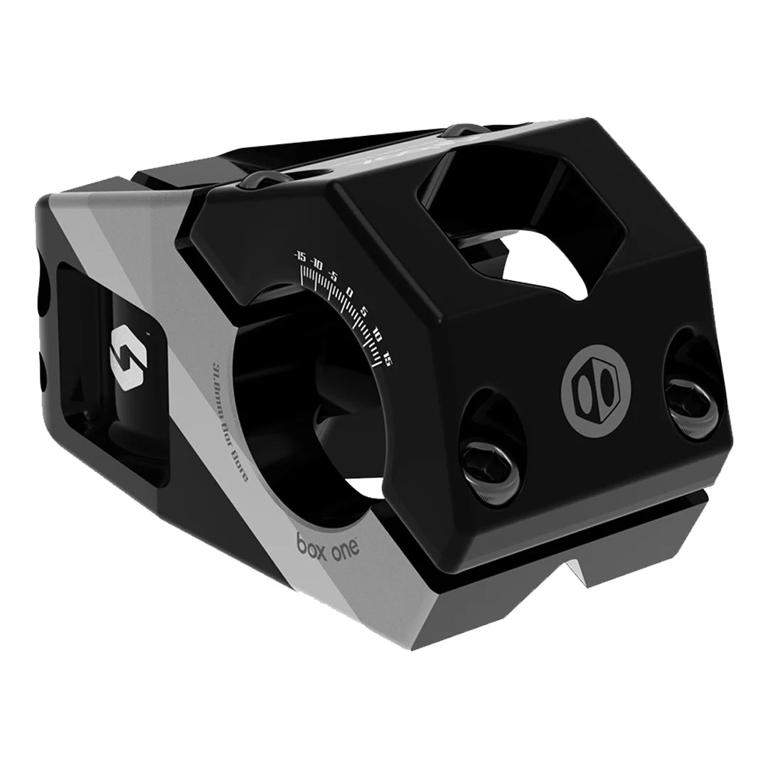 Box One Oversized 31.8 x 1 - 1/8" Delta Stem Black - Trackstars BMX