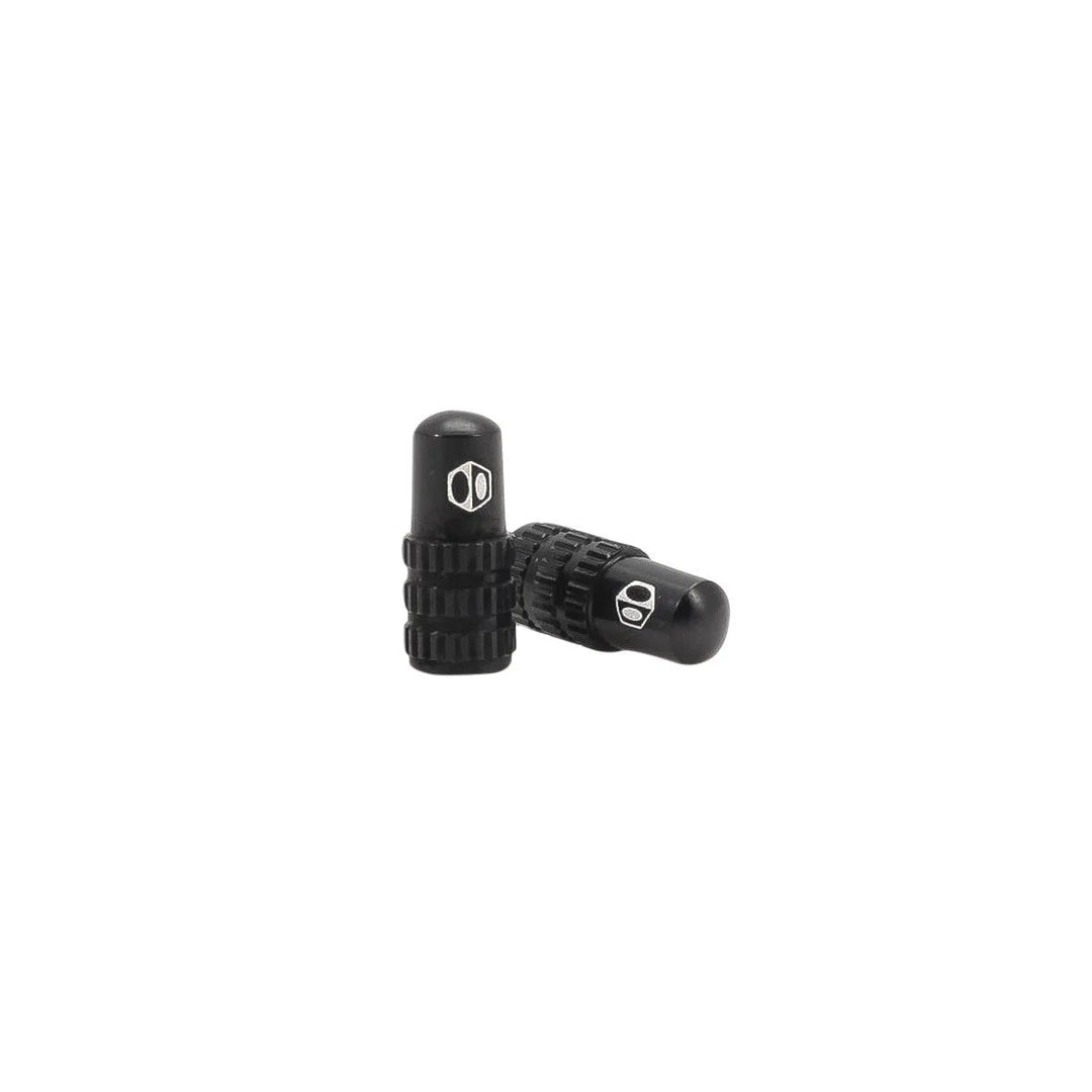 Box One Presta Valve Caps Black - Trackstars BMX