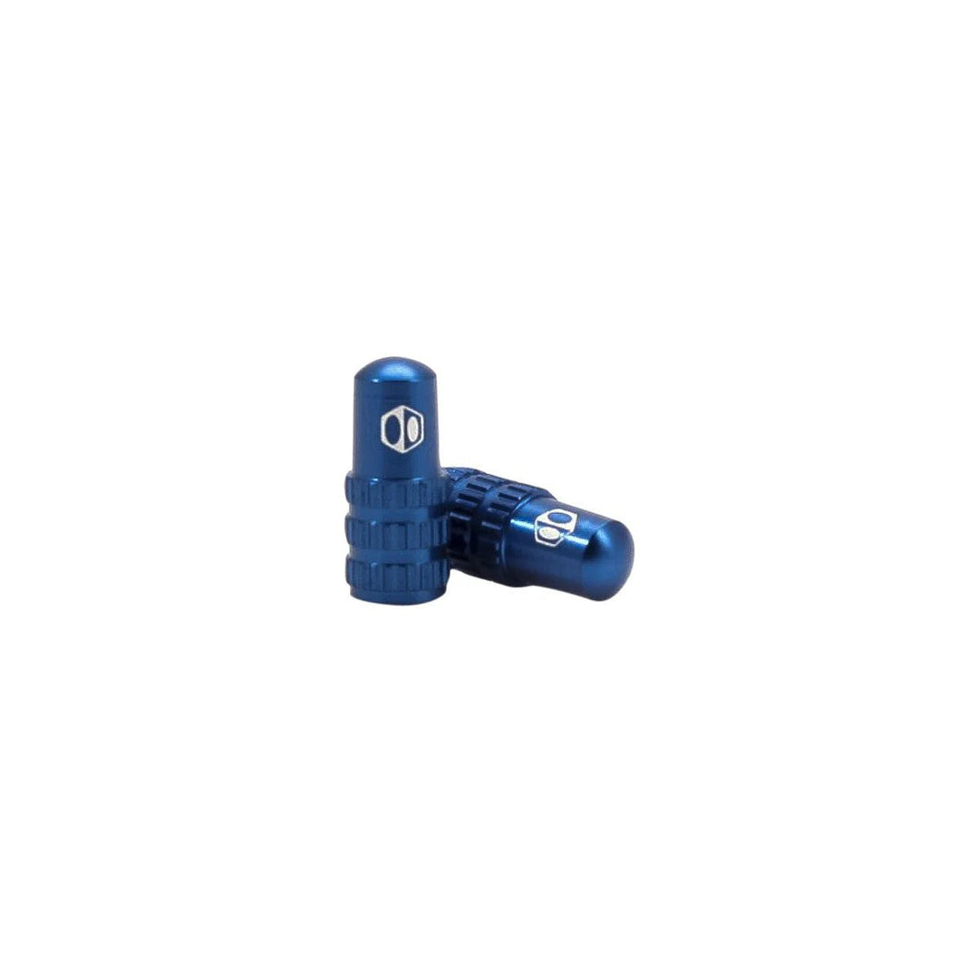 Box One Presta Valve Caps Blue - Trackstars BMX