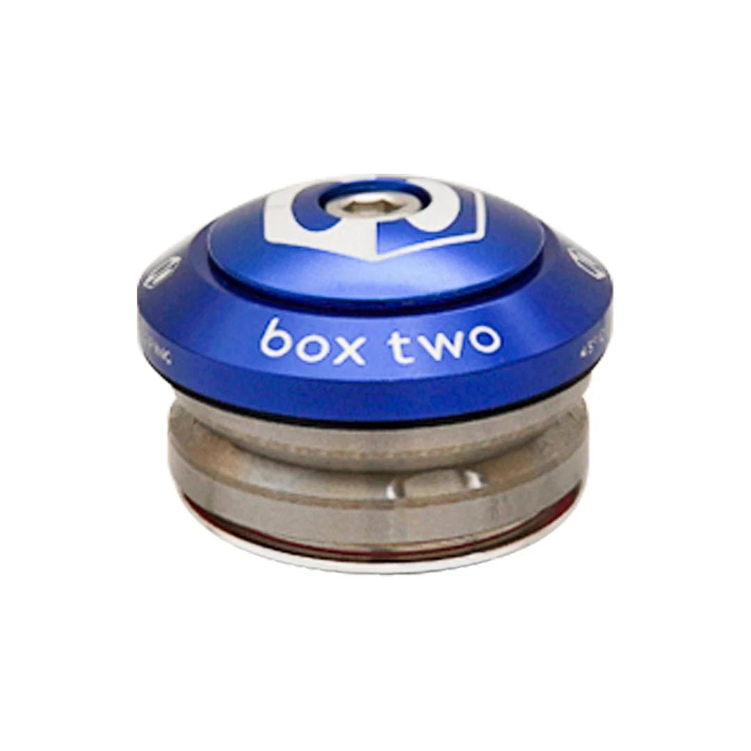 Box Two 1 - 1/8 Inch Integrated Headset Blue - Trackstars BMX