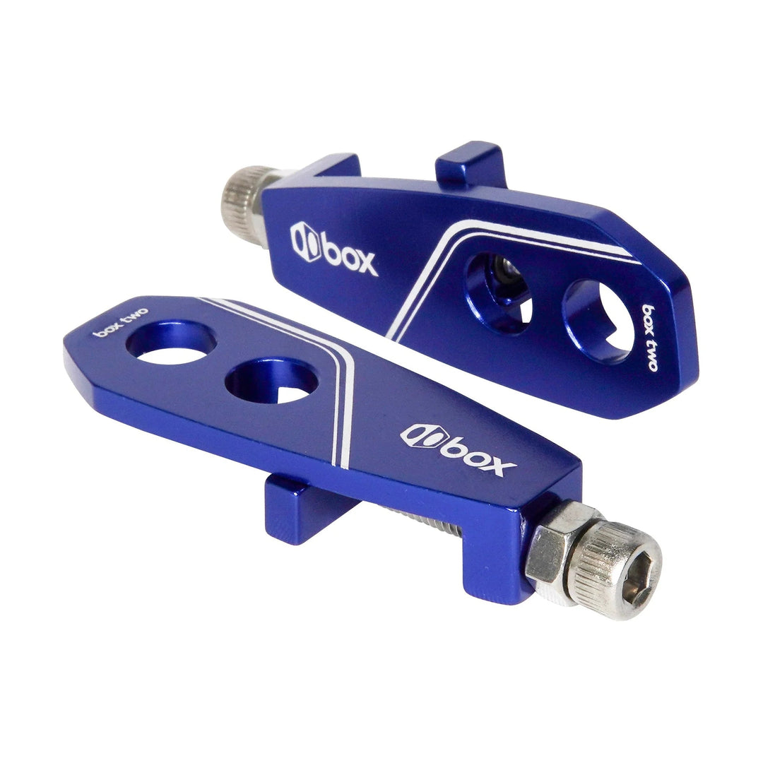 Box Two Chain Tensioners Blue - Trackstars BMX