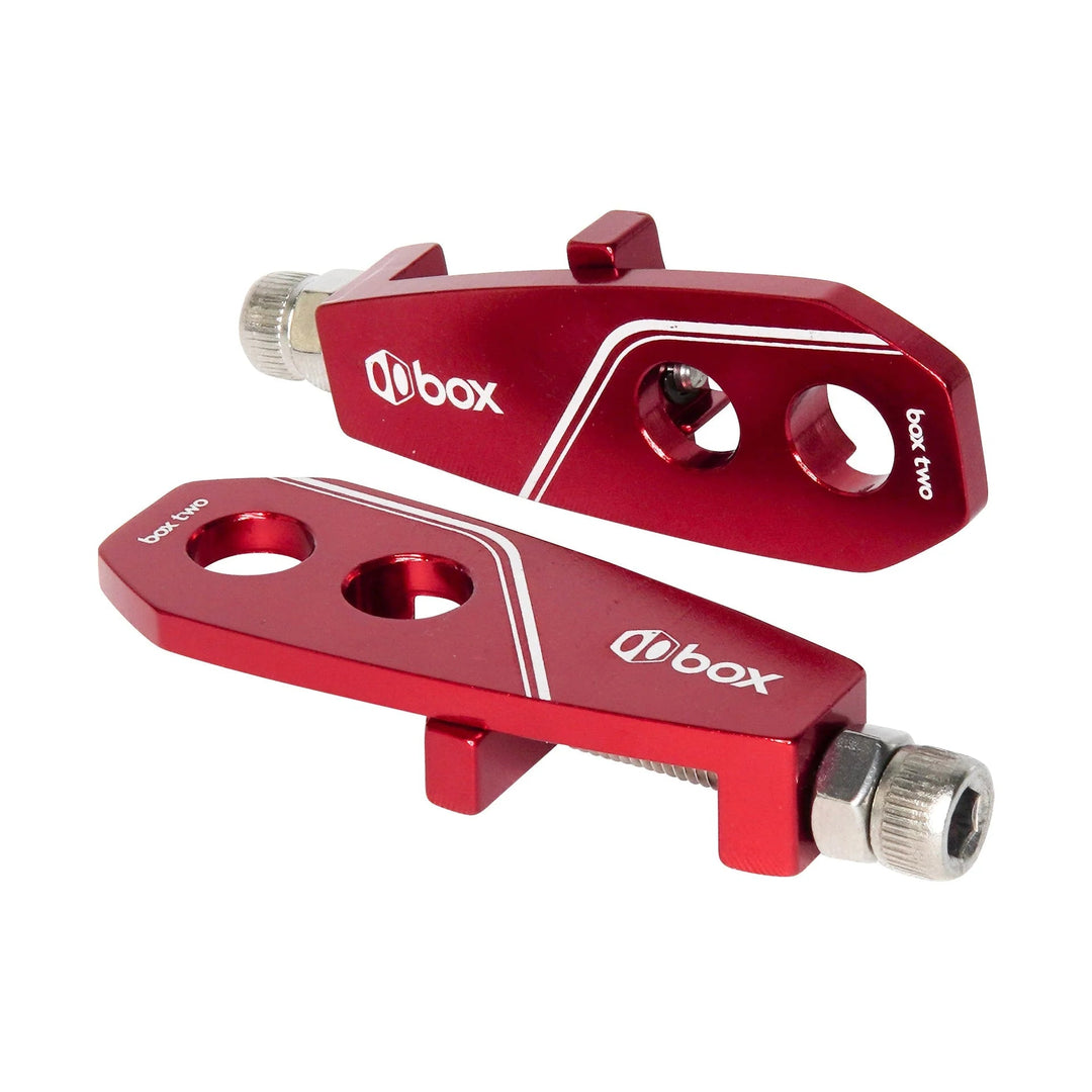 Box Two Chain Tensioners Red - Trackstars BMX