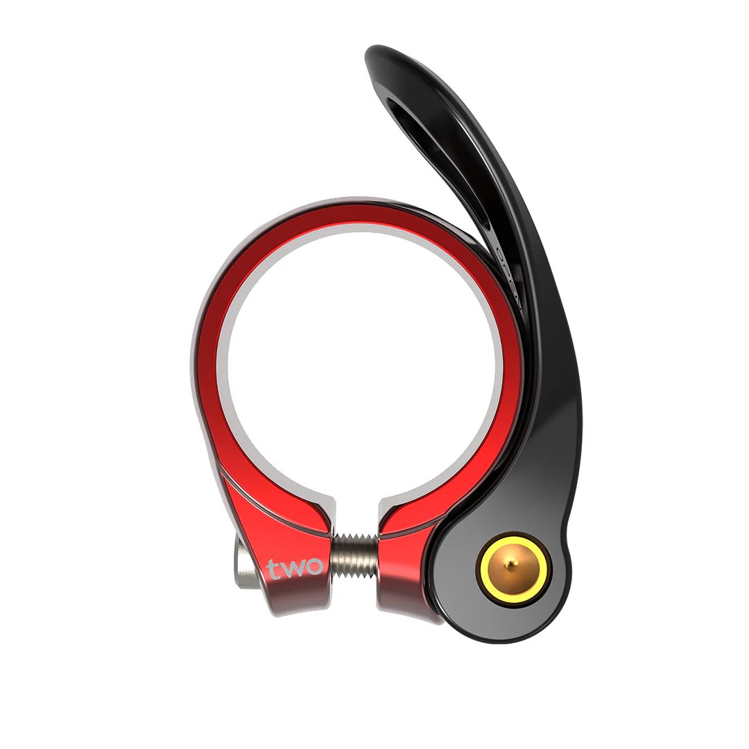 Box Two Quick Release Seat Clamps Red 31.8mm - Trackstars BMX