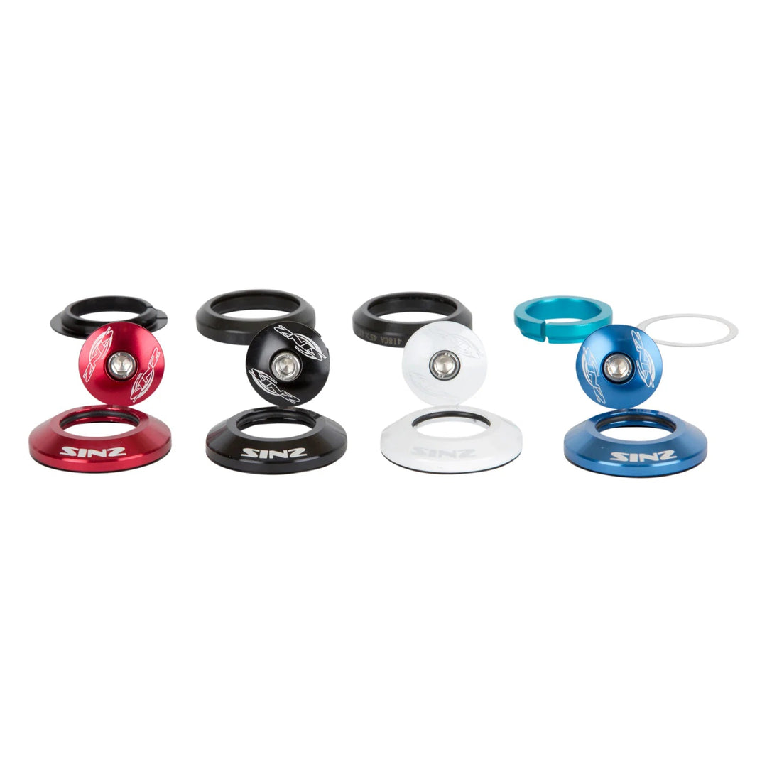 Sinz Integrated Step - Down BMX Headset - Black - Trackstars BMX