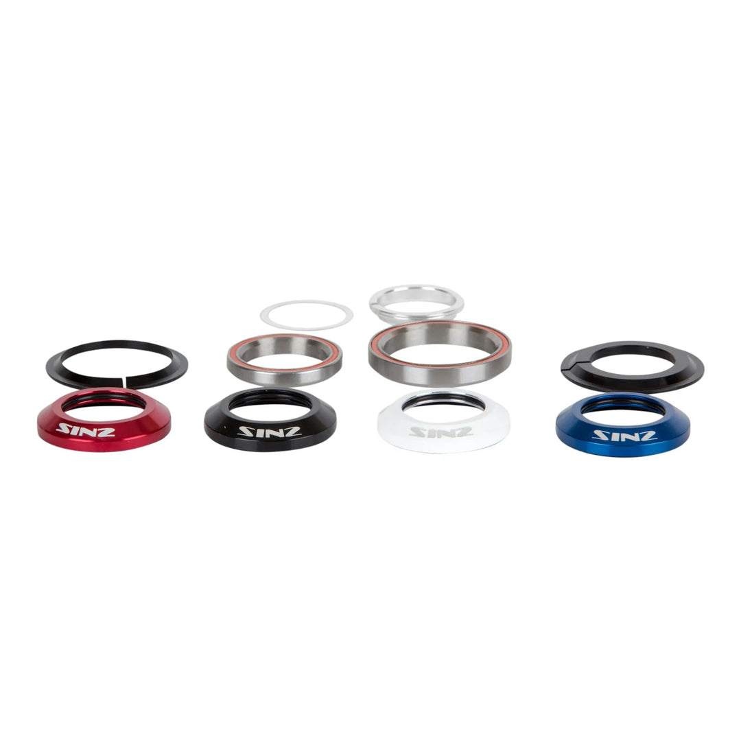 Sinz Integrated Tapered BMX Headset - Black - Trackstars BMX
