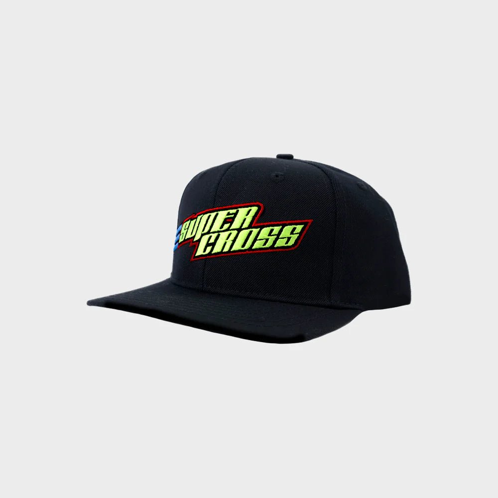 Supercross BMX | Stacked Logo Premium Snapback Hat - Trackstars BMX