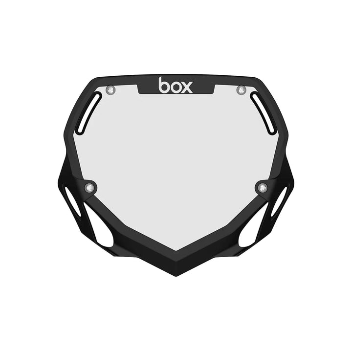 Box Two Number Plate Black