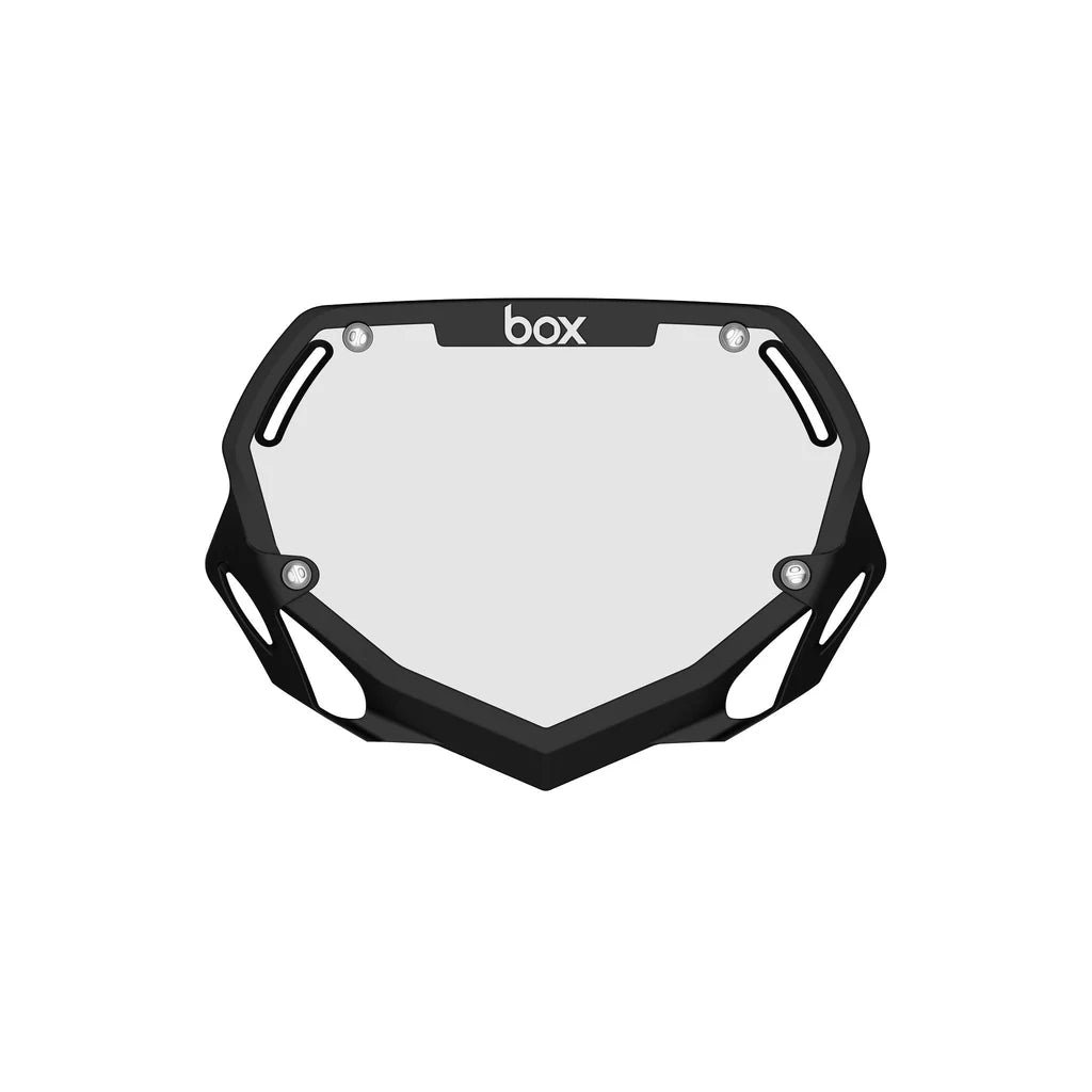 Box Two Number Plate Black
