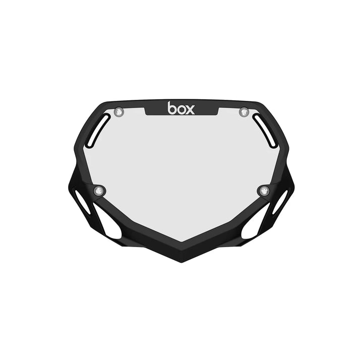 Box Two Number Plate Black