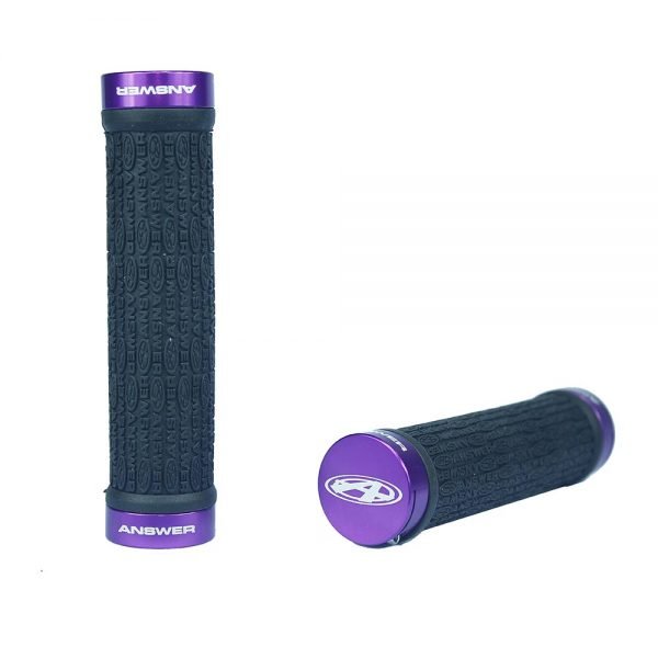 Answer Mini Flangeless Grips Purple - Trackstars BMX