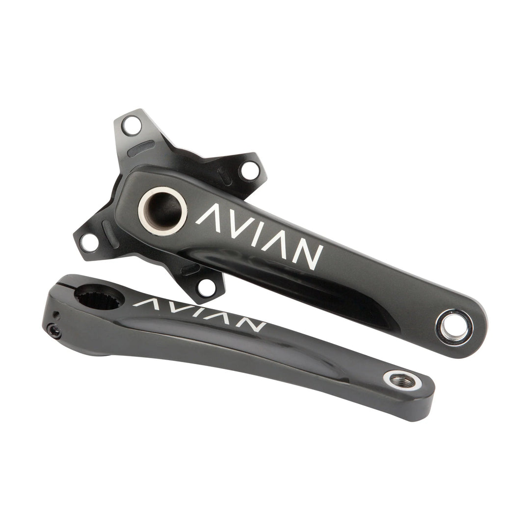 Avian Cadence 2 - Piece BMX Race Cranks Black - Trackstars BMX