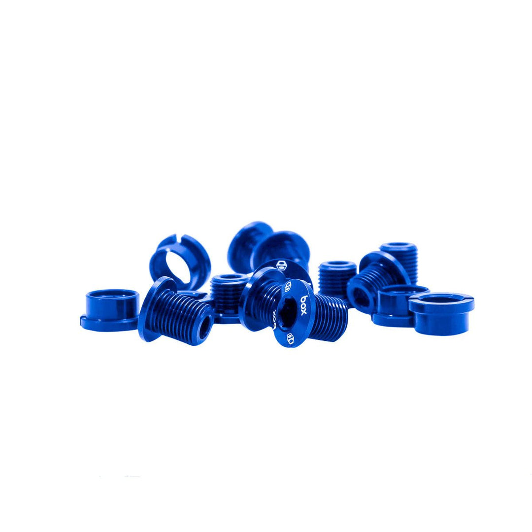 Box One 7075 Alloy Chainring Bolts Blue - Trackstars BMX