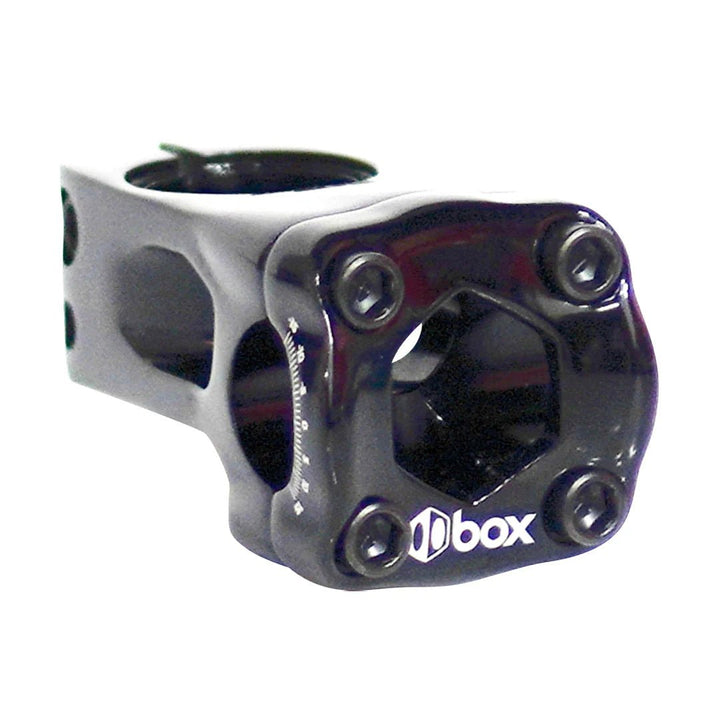 Box One Oversized 31.8 x 1 - 1/8" Front Load Stem Black - Trackstars BMX
