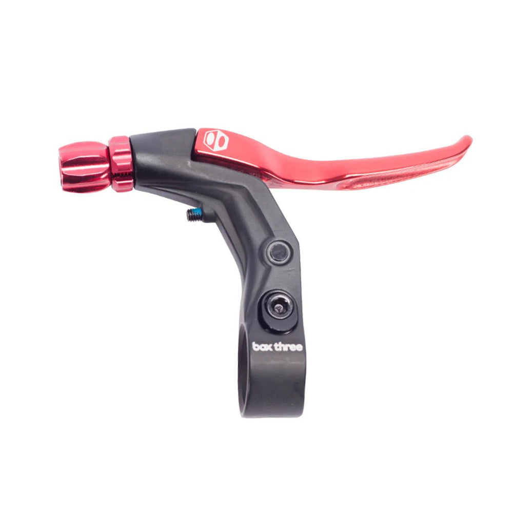 Box Three V - Point Brake Lever Red - Trackstars BMX