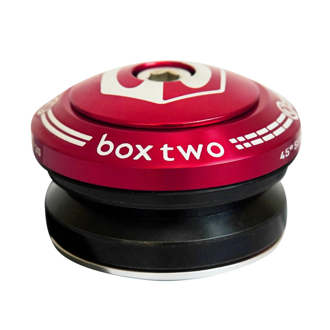 Box Two 1 - 1/8 Inch Integrated Headset Red - Trackstars BMX