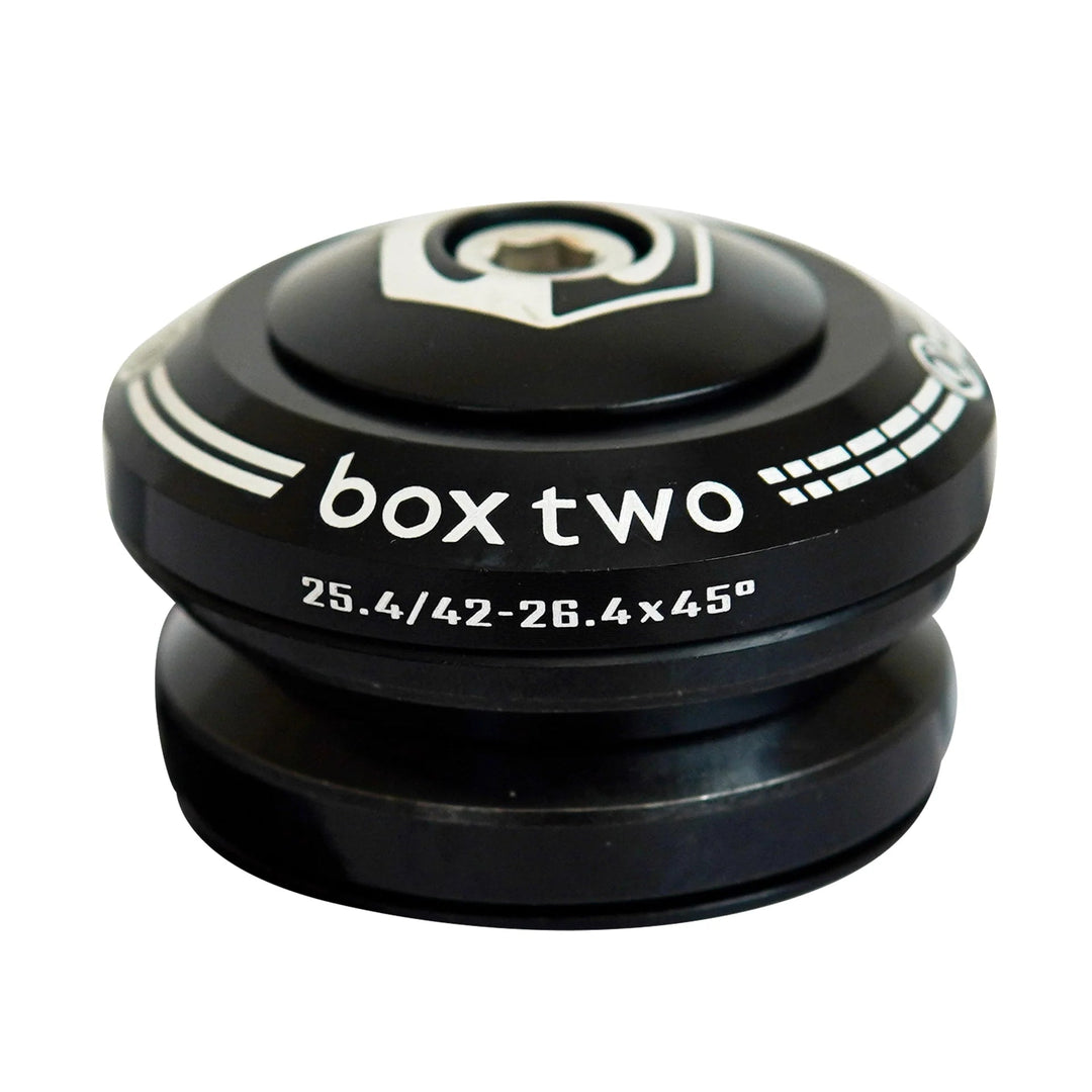 Box Two 1 Inch Integrated Conversion Headset Black - Trackstars BMX