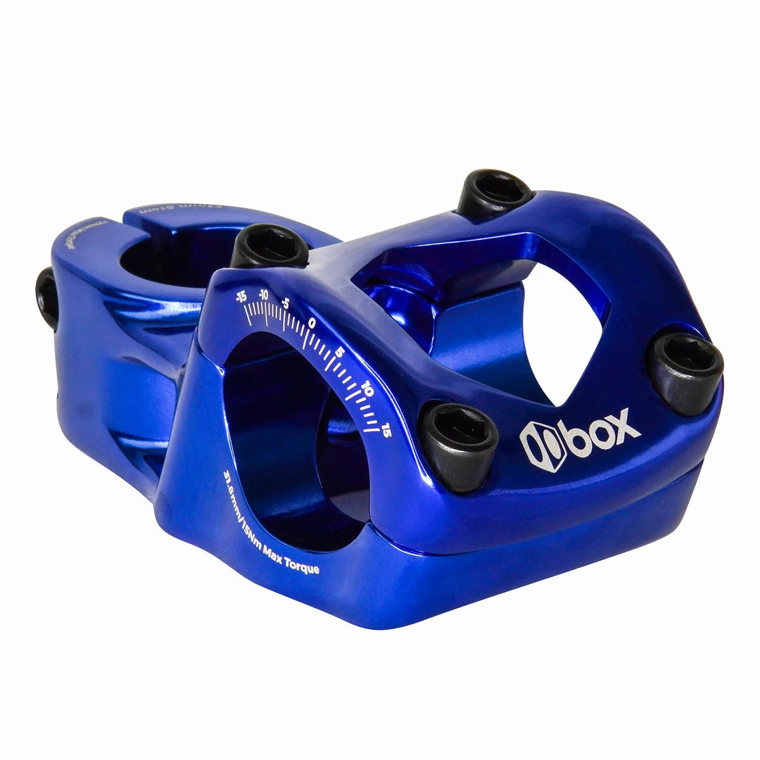 Box Two 22.2 x 1 - 1/8" Top Load Stem Blue - Trackstars BMX