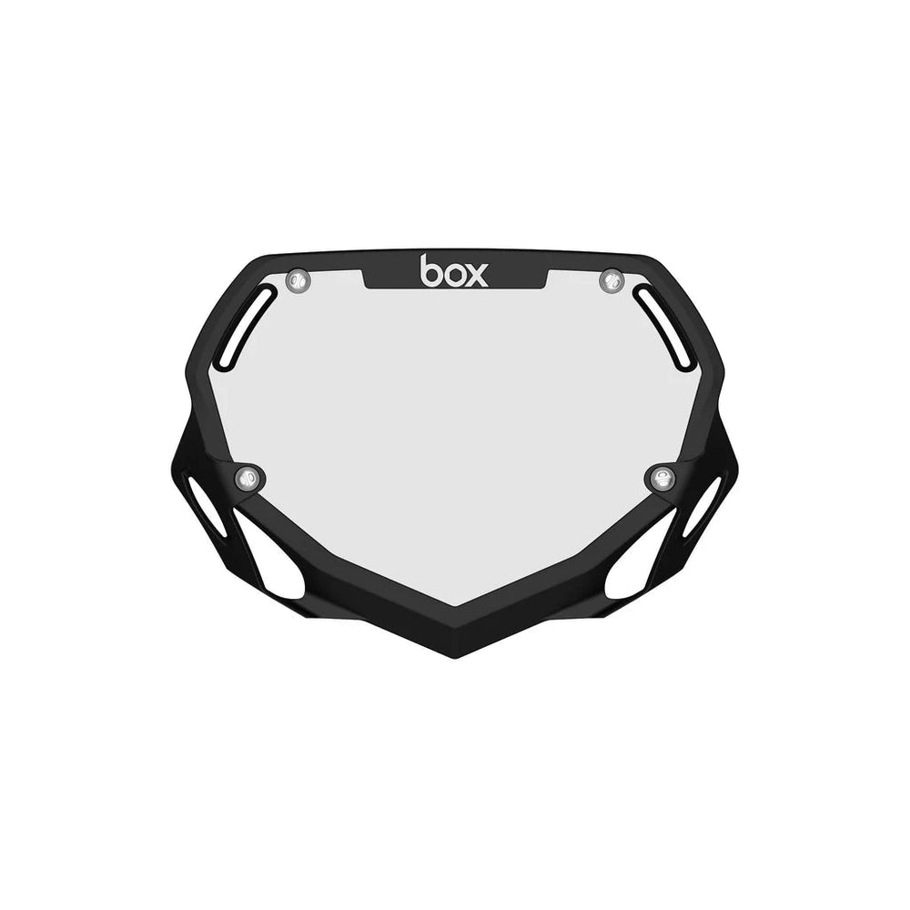 Box Two Number Plate Black - Trackstars BMX