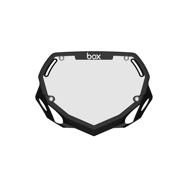 Box Two Number Plate Black - Trackstars BMX