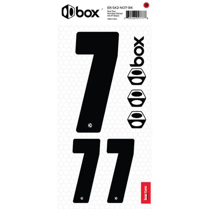Box Two Number Sticker Kit - Trackstars BMX
