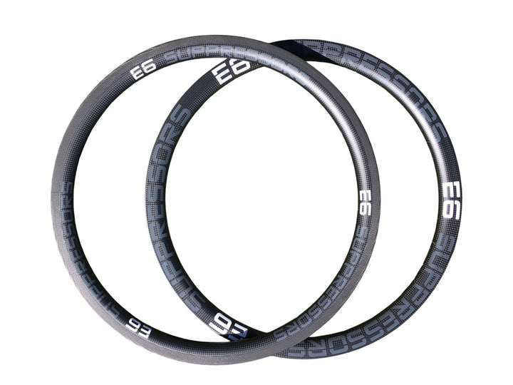 E6 Racing 20" Pro Carbon Suppressors Rim Set - Trackstars BMX