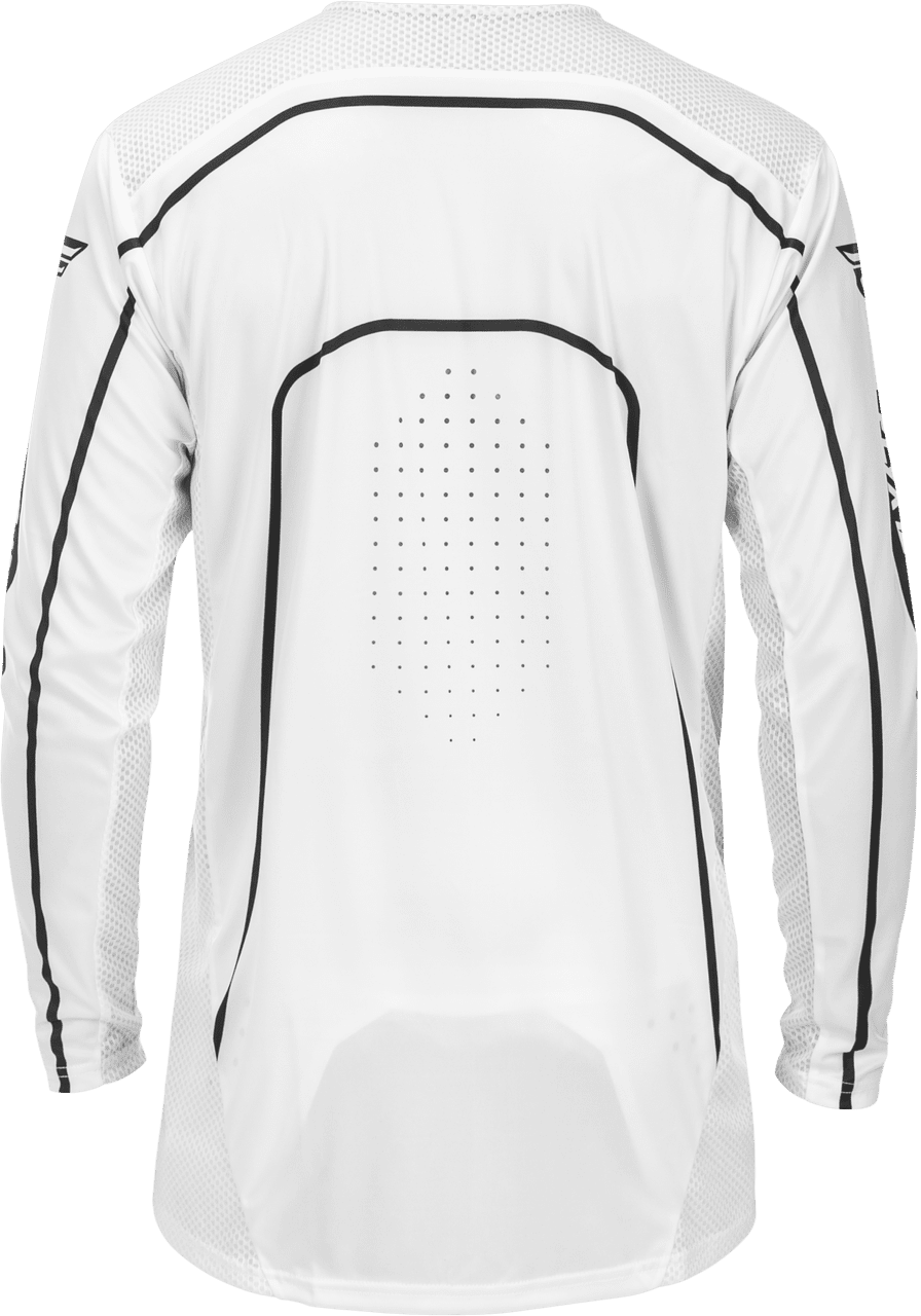 FLY Rayce Bicycle Jersey Adults White - Trackstars BMX