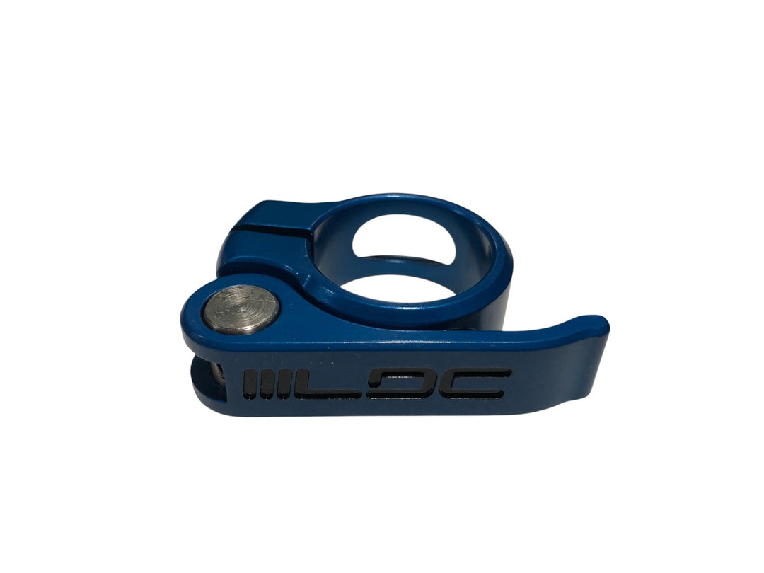 LDC Quick Release Seat Post Clamp 25.4mm Blue - Trackstars BMX