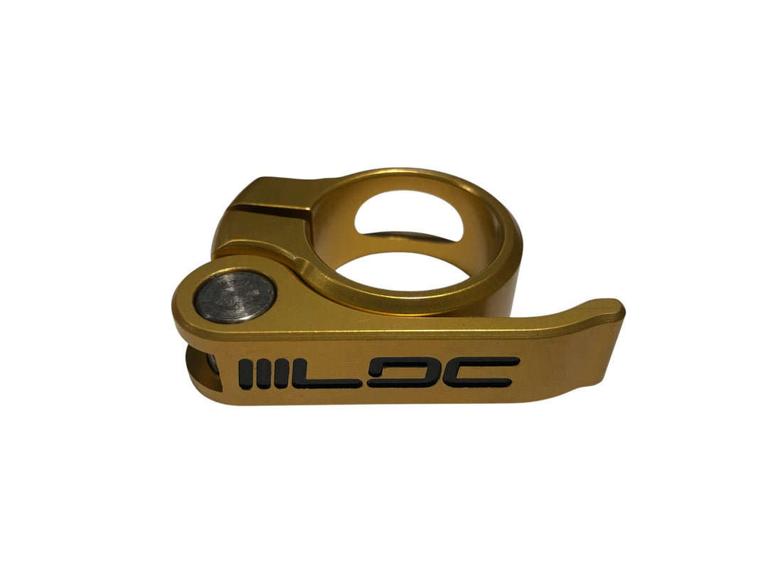 LDC Quick Release Seat Post Clamp 25.4mm Gold - Trackstars BMX