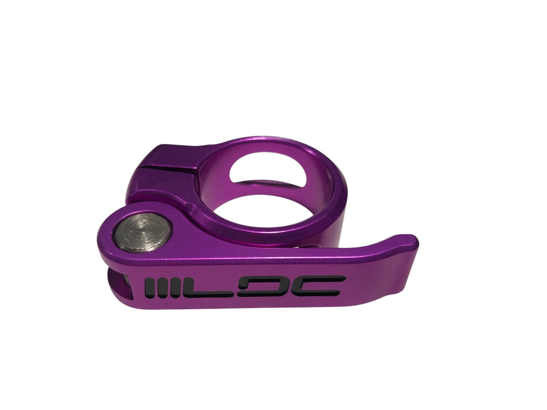 LDC Quick Release Seat Post Clamp 25.4mm Purple - Trackstars BMX