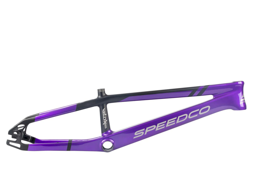 Speedco Velox Evo Carbon BMX Race Frame Purple - Trackstars BMX