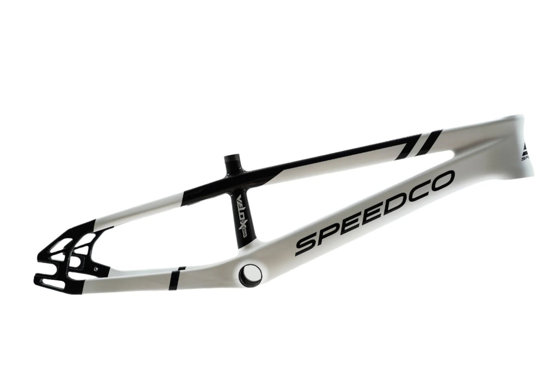 Speedco Velox Evo Carbon BMX Race Frame White - Trackstars BMX