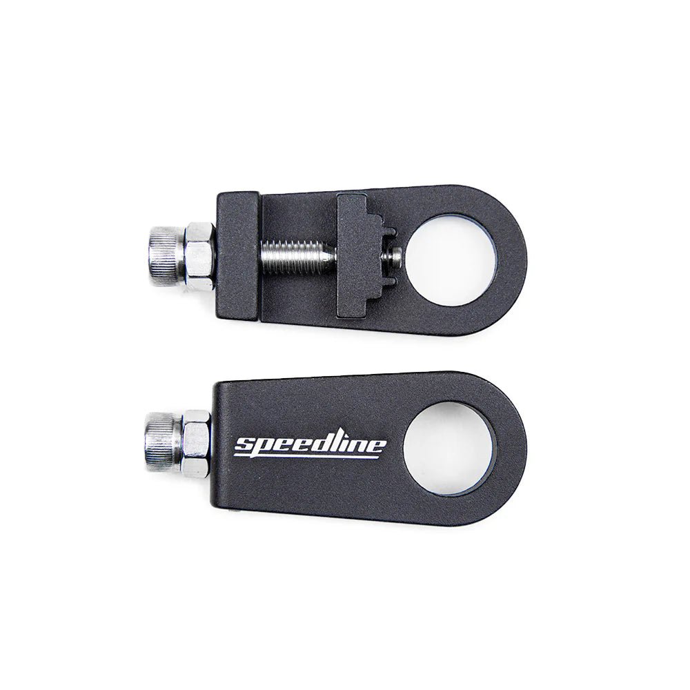 Speedline Alloy Chain Tensioner Kit (15mm) Black - Trackstars BMX