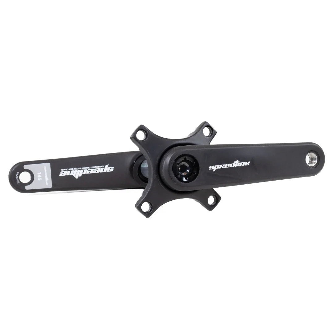Speedline Mini Carbon Hollow Carbon Fiber BMX Race Cranks - Trackstars BMX