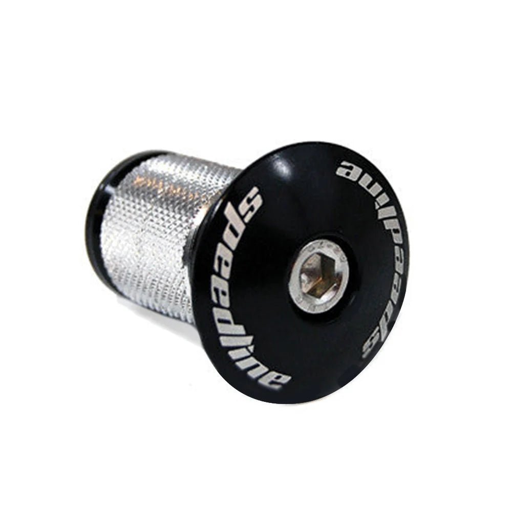 Speedline Parts | 1 1/8" Black Expander Plug and Top Cap - Trackstars BMX