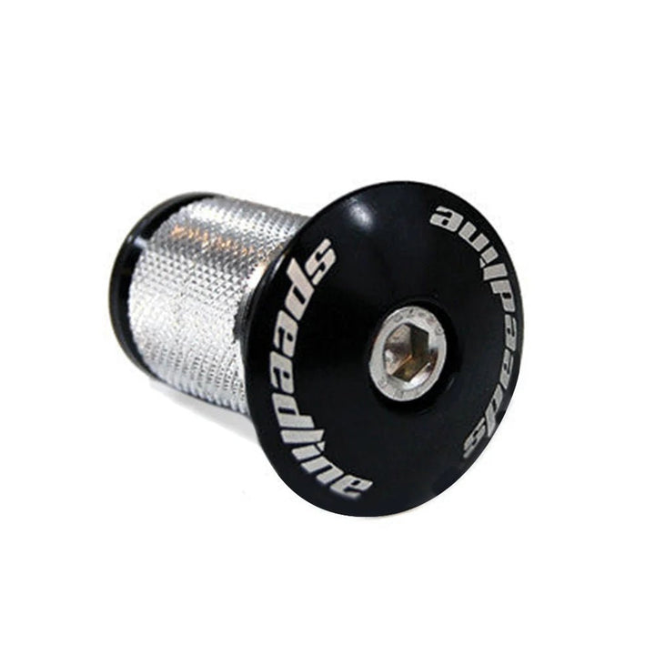 Speedline Parts | 1 1/8" Black Expander Plug and Top Cap - Trackstars BMX