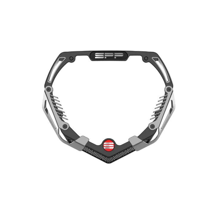 SPP Number Plate Black Chrome - Trackstars BMX