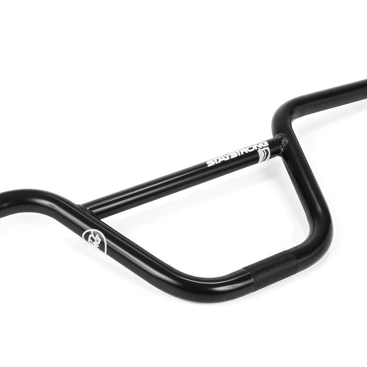 Stay Strong Chevron Chromoly BMX Race Handlebars-Black - Trackstars BMX