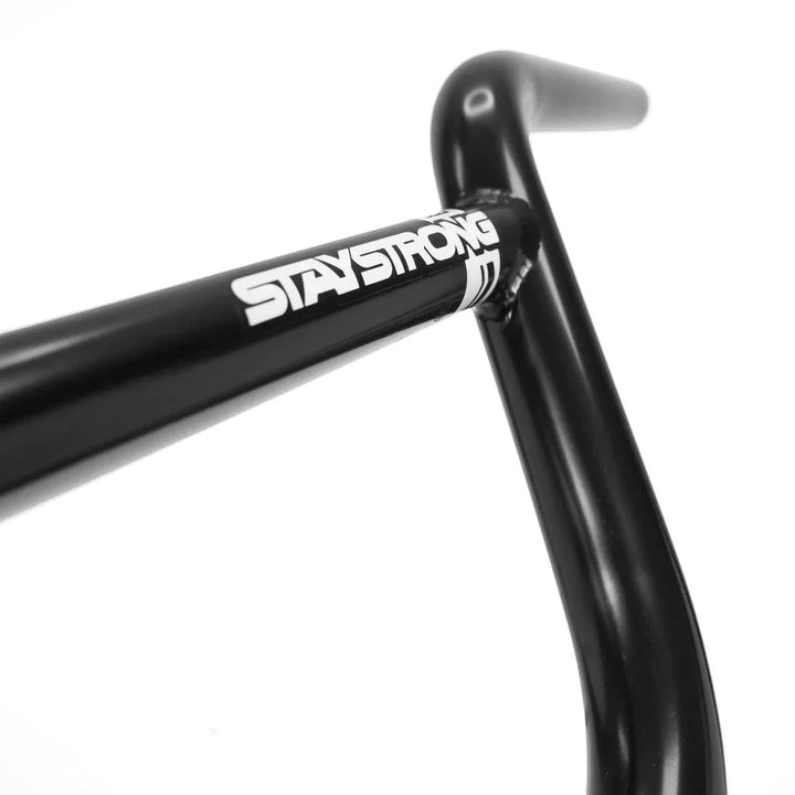 Stay Strong Chevron Cruiser V2 Chromoly BMX Race Handlebars-Black - Trackstars BMX