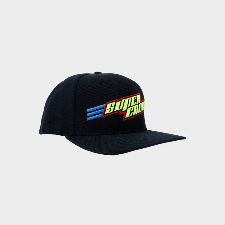 Supercross BMX | Stacked Logo Premium Snapback Hat - Trackstars BMX