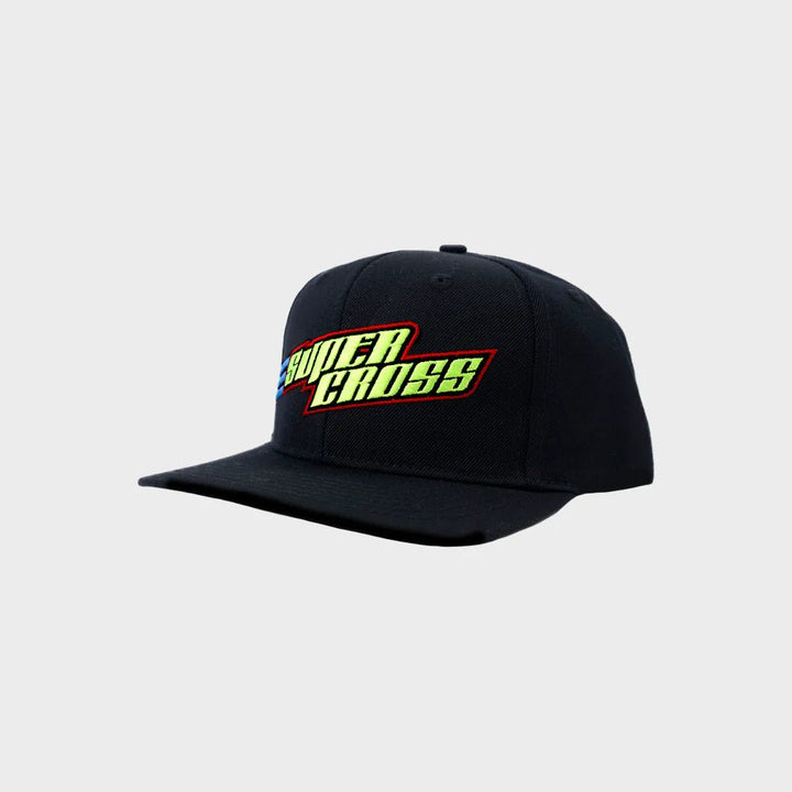 Supercross BMX | Stacked Logo Premium Snapback Hat - Trackstars BMX