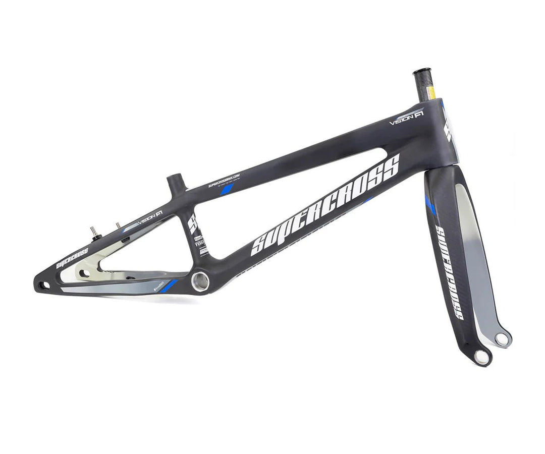 Supercross BMX Vision F1 Carbon Frame/Fork Matte Eclipse - Trackstars BMX