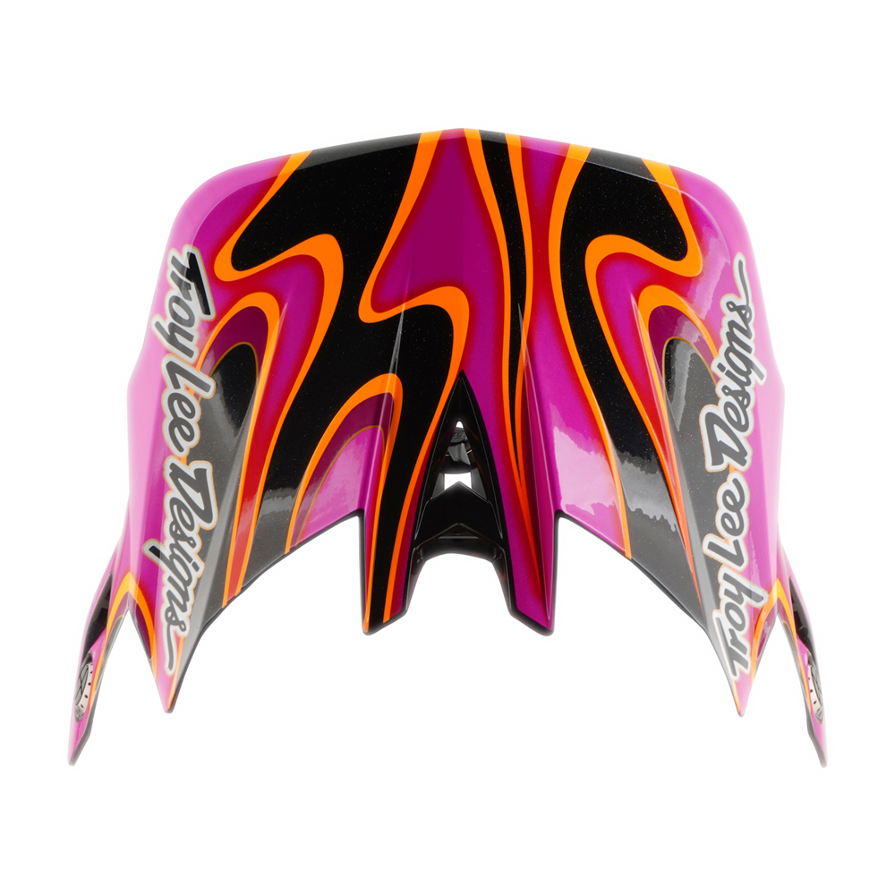 TLD D4 AS CARBON HELMET TORCHED CARBON / MAGENTA - Trackstars BMX