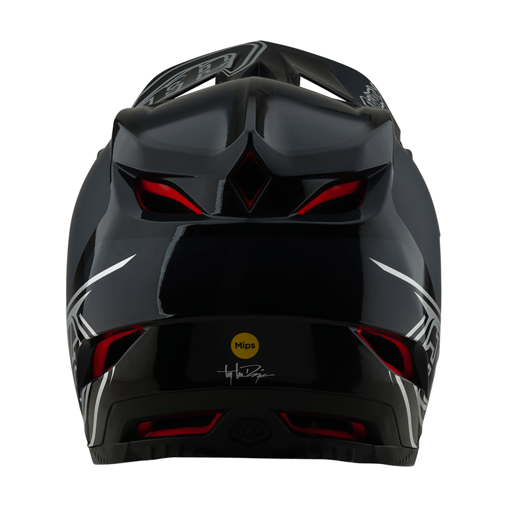TLD D4 AS POLYACRYLITE HELMET SHADOW BLACK - Trackstars BMX