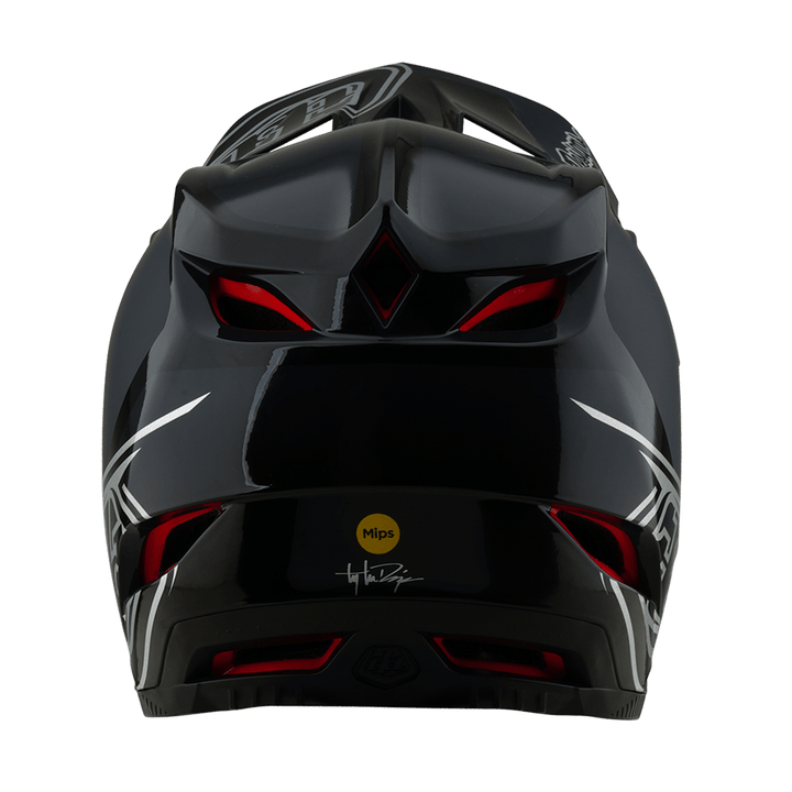 TLD D4 AS POLYACRYLITE HELMET SHADOW BLACK - Trackstars BMX